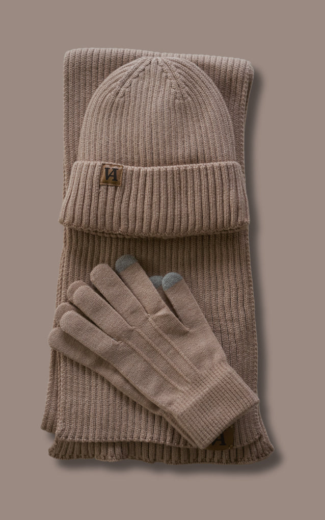 Beenie-Set Beige