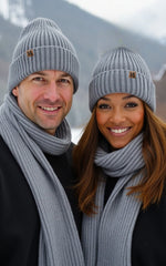 Beenie-Set Grey