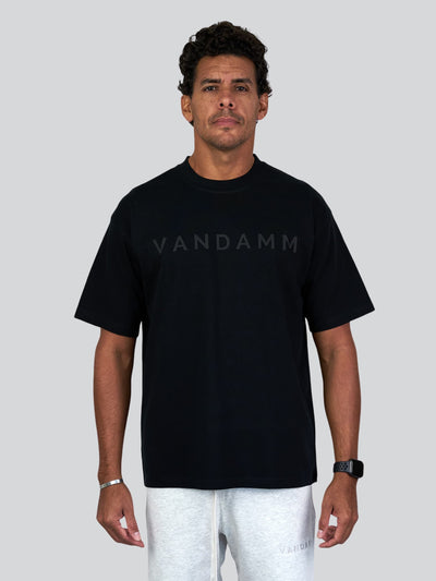 VANDAMM® Sportswear & Lifestyle T-Shirt Black