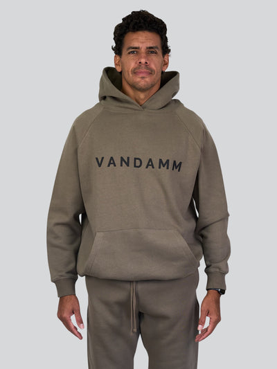VANDAMM® Sportswear & Lifestyle Hoodie Moss Green Kapuzenpullover