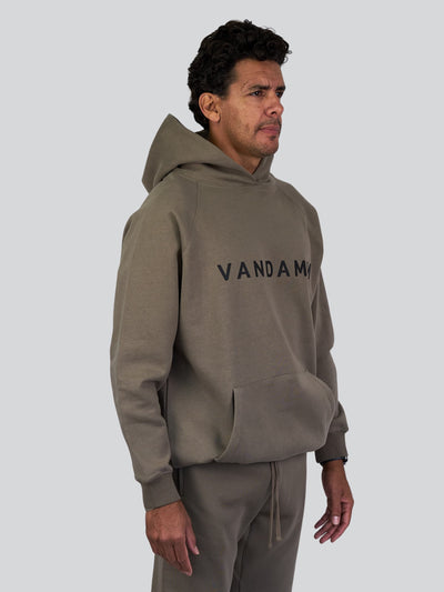 VANDAMM® Sportswear & Lifestyle Hoodie Moss Green Kapuzenpullover