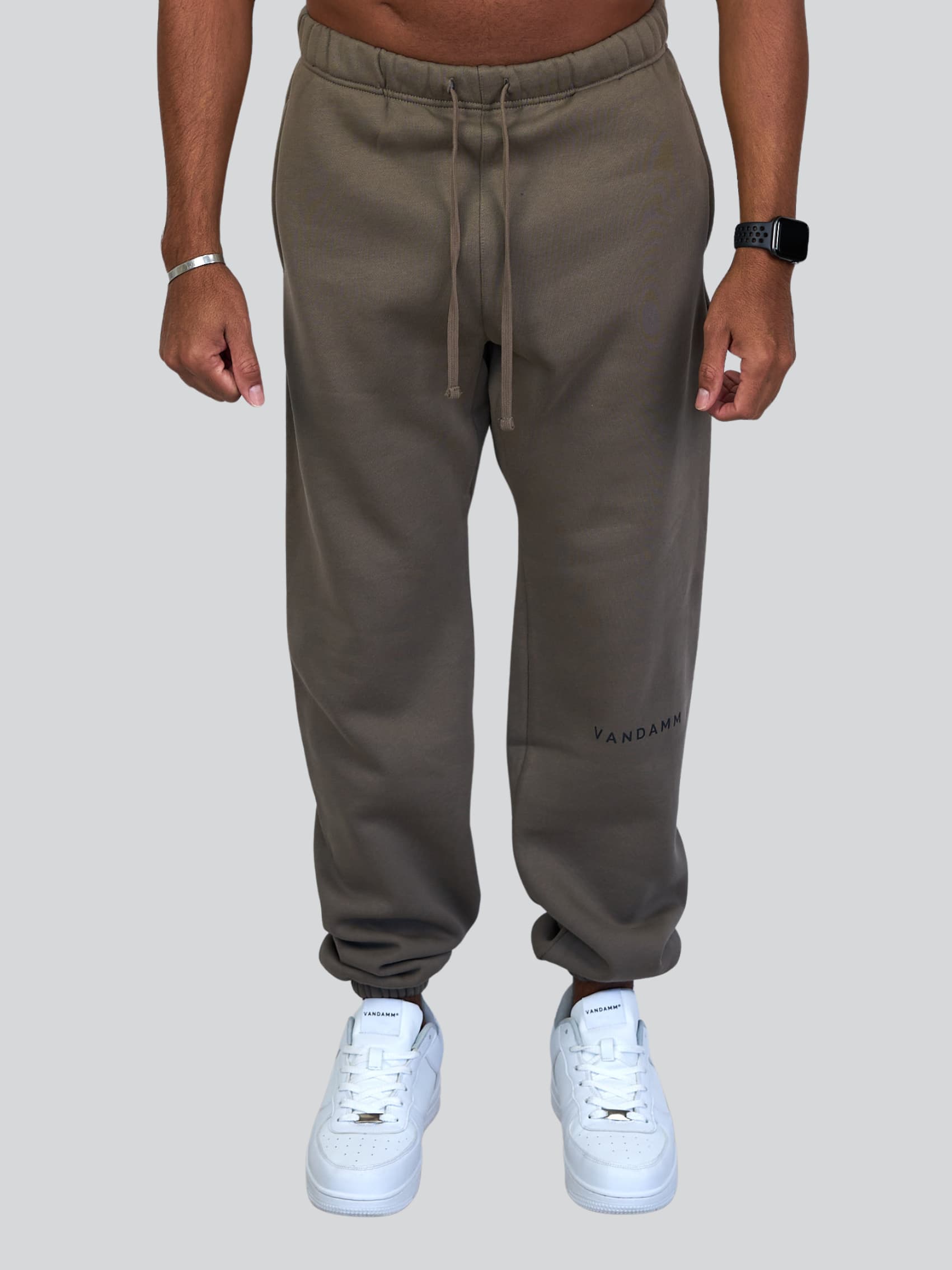 VANDAMM® Sportswear & Lifestyle Moss Green sweatpants Jogginghose 