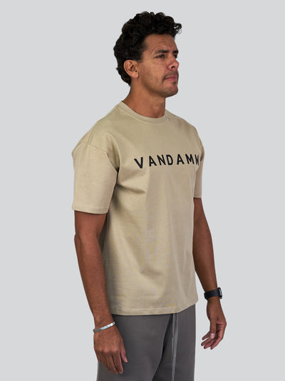 VANDAMM® Sportswear & Lifestyle T-Shirt Sand
